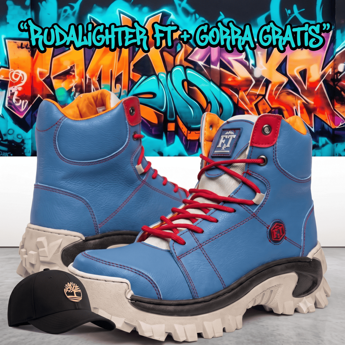 COMBO BOTAS RUDALIGHTER FT + GORRA DE OBSEQUIO