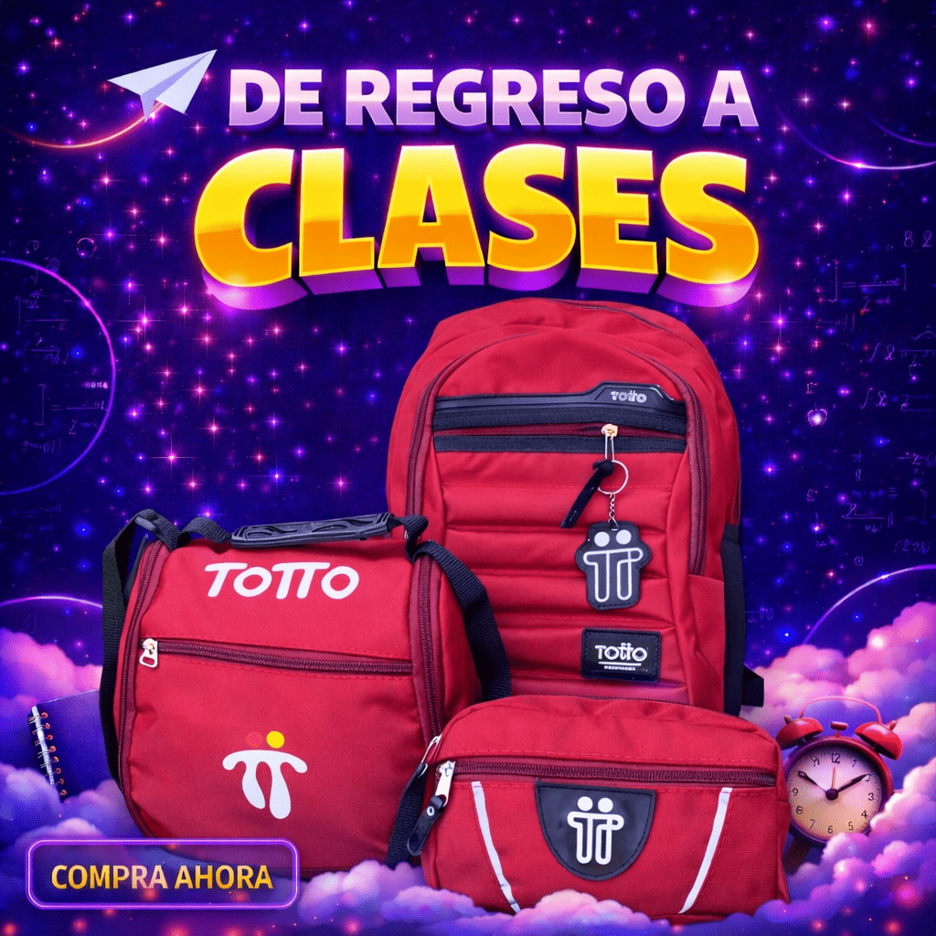 NUEVO COMBO ESCOLAR 3X1 PRO BOLSO + LONCHERA + CARTUCHERA