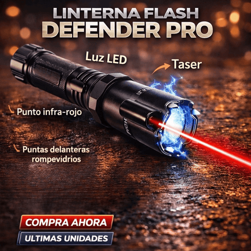 Nueva Linterna Multifuncional Defender PRO