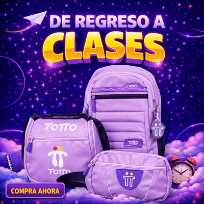 NUEVO COMBO ESCOLAR 3X1 PRO BOLSO + LONCHERA + CARTUCHERA