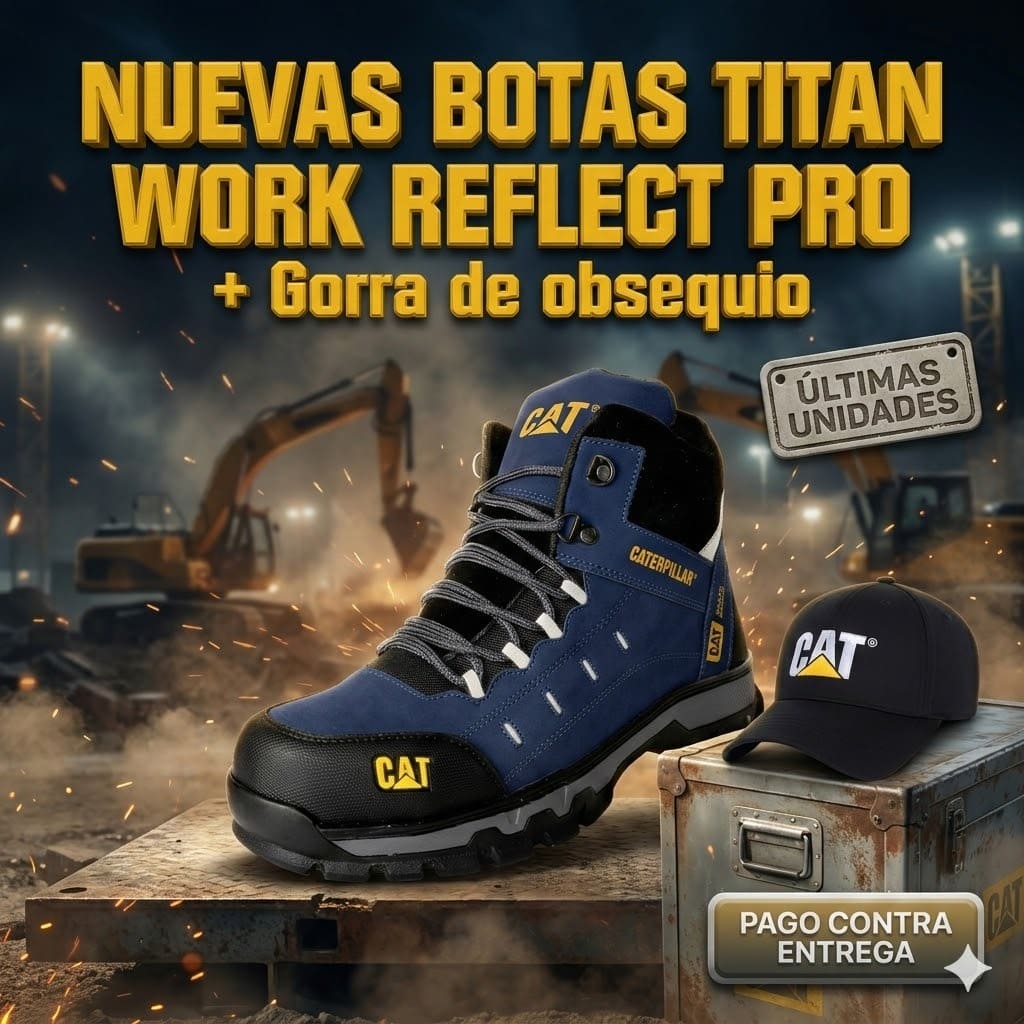 NUEVAS BOTAS DE SEGURIDAD TITANWORK REFLECT PRO + Gorra GRATIS