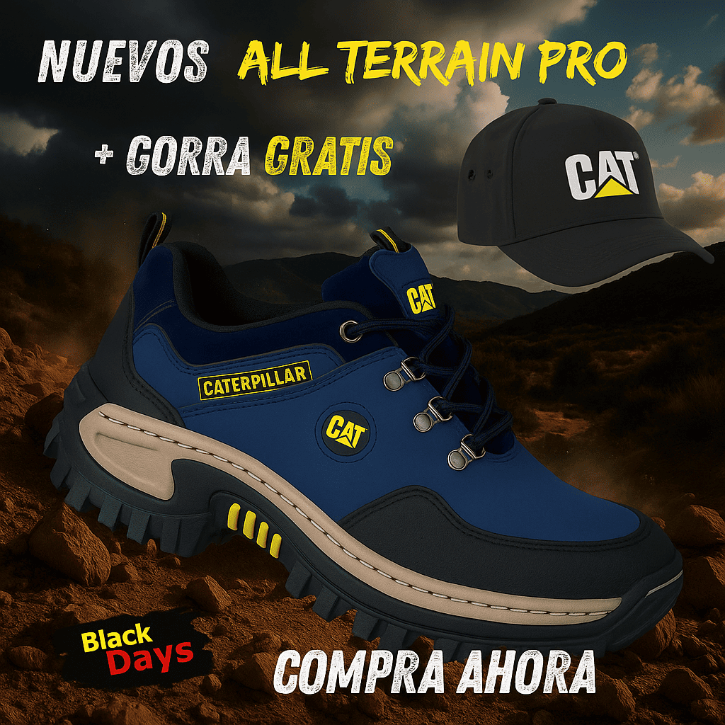 NUEVOS ZAPATOS CAT ALL TERRAIN PRO + Gorra GRATIS