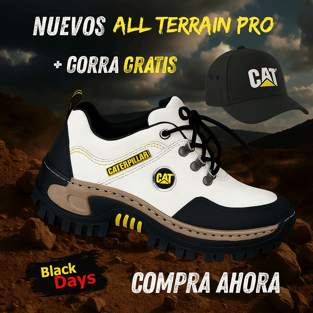NUEVOS ZAPATOS CAT ALL TERRAIN PRO + Gorra GRATIS