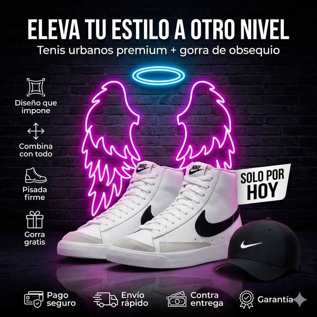 NUEVOS TENNIS URBAN ELITE PRO + GORRA GRATIS