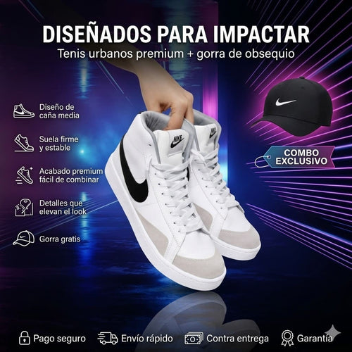 NUEVOS TENNIS URBAN ELITE PRO + GORRA GRATIS