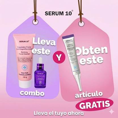 NUEVO KIT BALANCE GLOW PRO (LIMPIADOR + SERUM + OBSEQUIO)