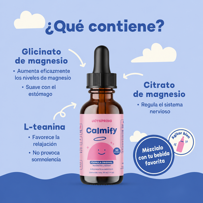 CalmiKids™ -  Gotas de magnesio infantil para momentos de calma, concentración y rutinas más tranquilas.