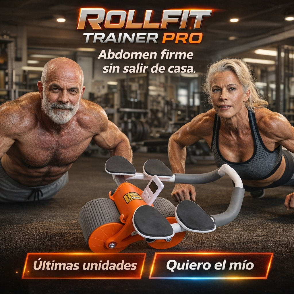 Nuevo Rodillo Abdominales RollFit Trainer PRO