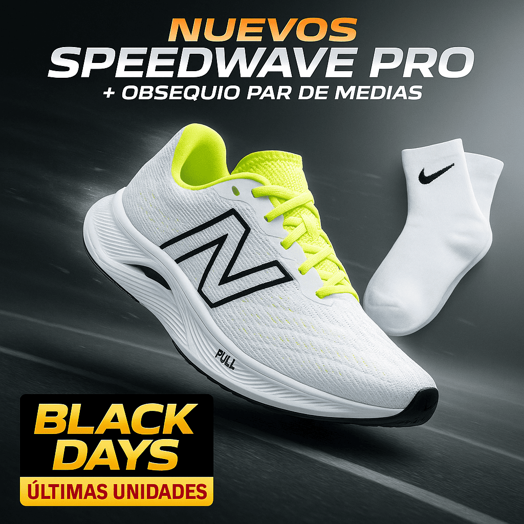 NUEVOS TENIS SPEEDWAVE PRO + MEDIAS GRATIS