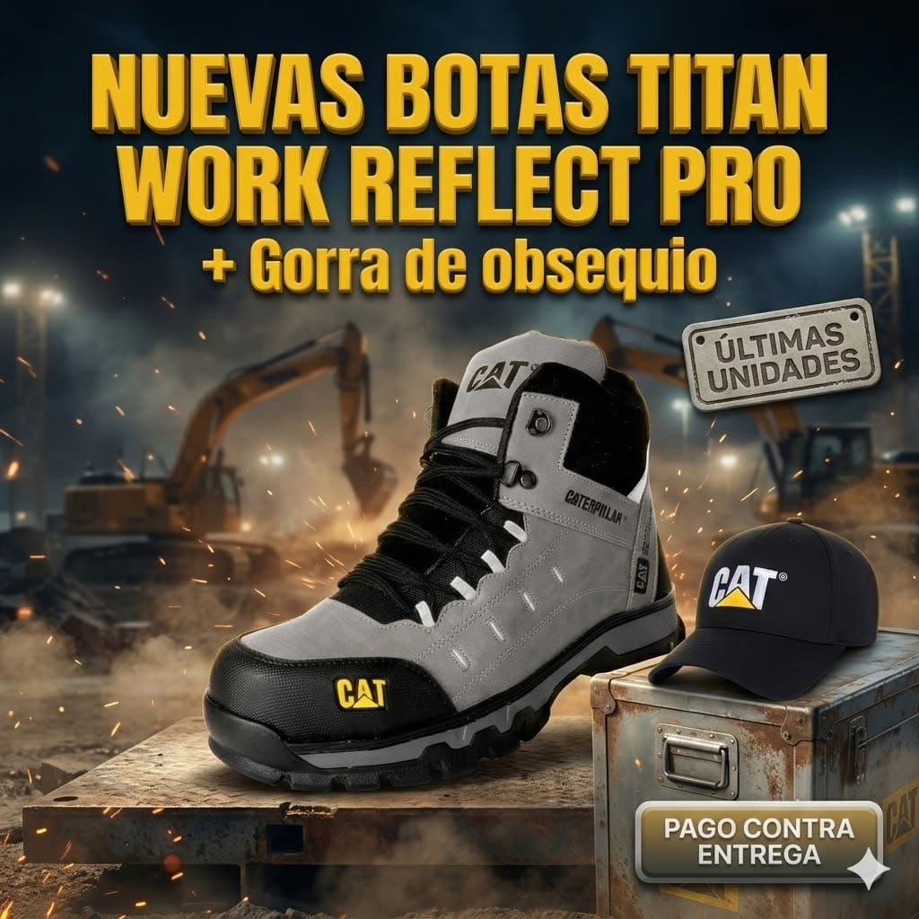 NUEVAS BOTAS DE SEGURIDAD TITANWORK REFLECT PRO + Gorra GRATIS