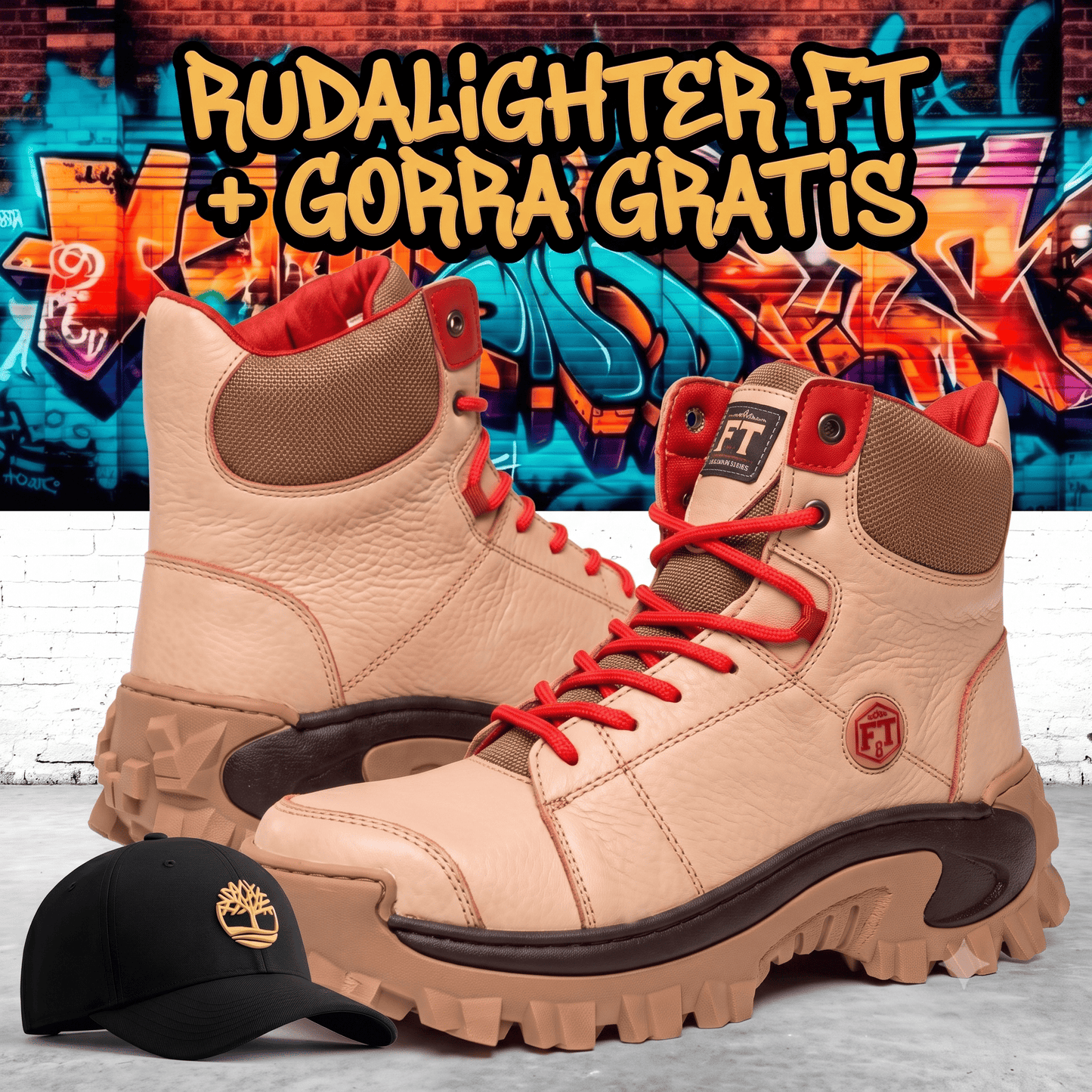 COMBO BOTAS RUDALIGHTER FT + GORRA DE OBSEQUIO