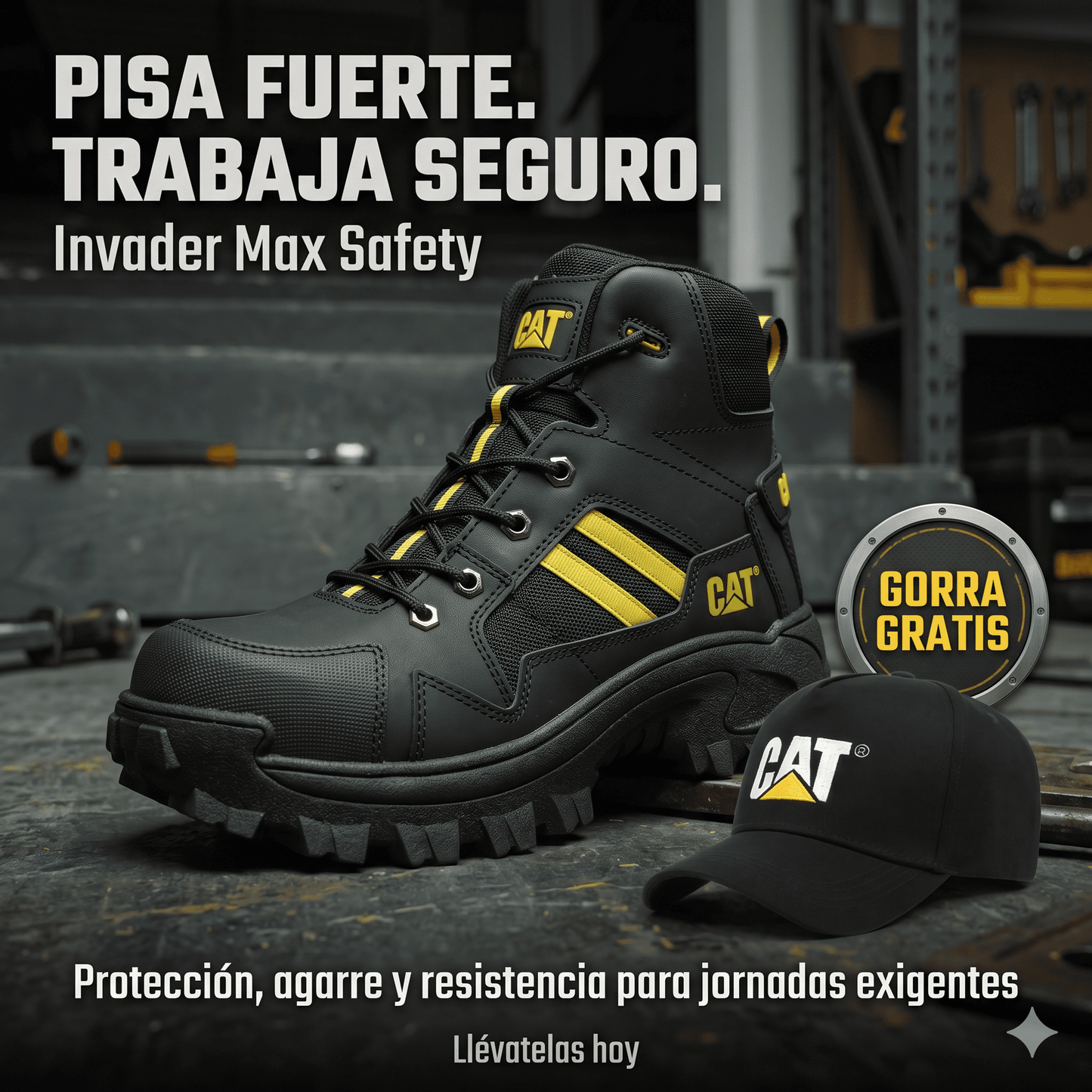 Botas INVADER MAX SAFETY + GORRA DE OBSEQUIO