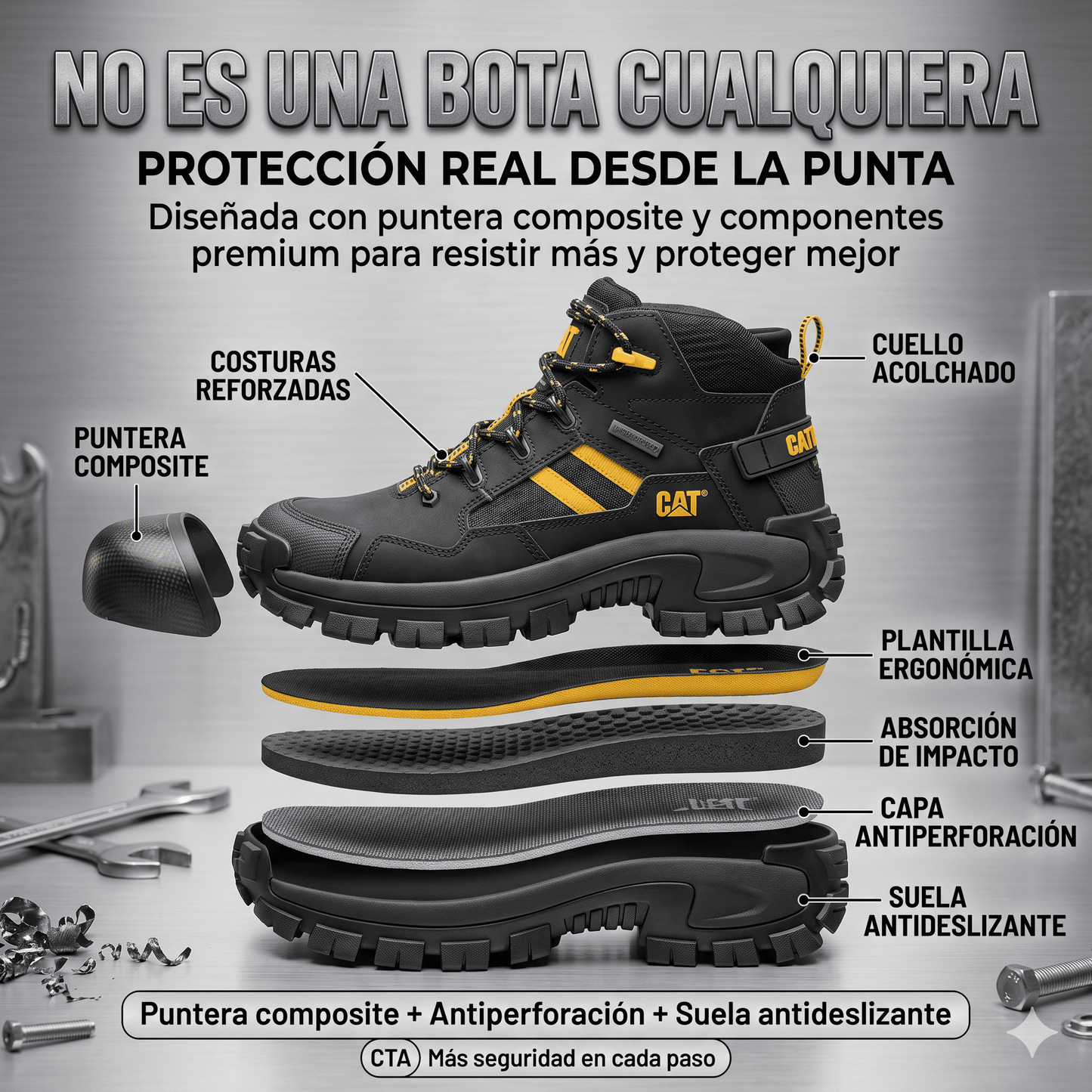 Botas INVADER MAX SAFETY + GORRA DE OBSEQUIO