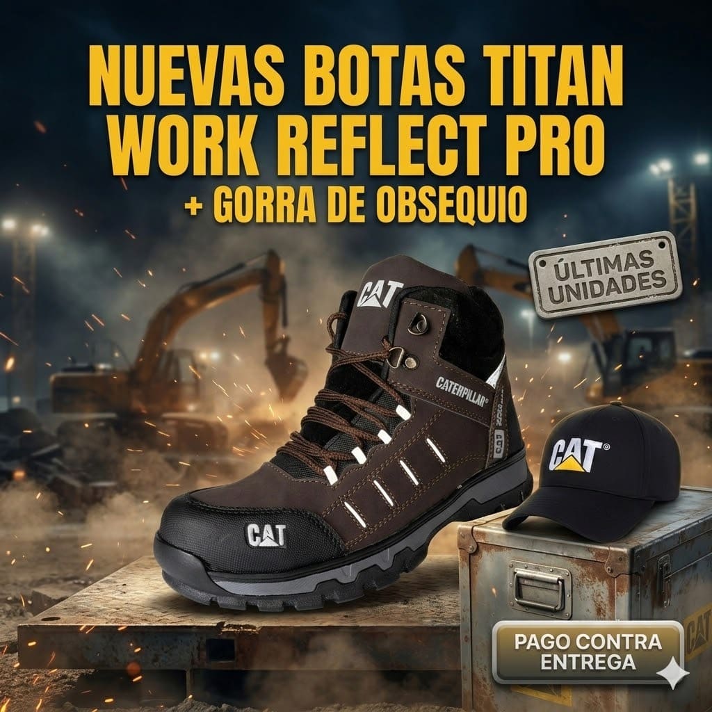 NUEVAS BOTAS DE SEGURIDAD TITANWORK REFLECT PRO + Gorra GRATIS