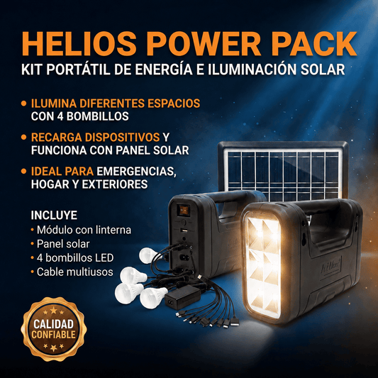 Nuevo Panel Solar Helios Power Pack