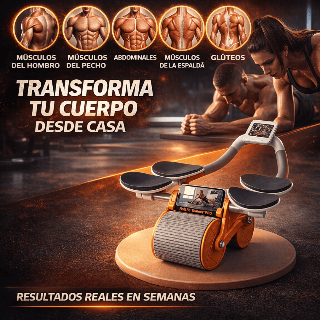 Nuevo Rodillo Abdominales RollFit Trainer PRO