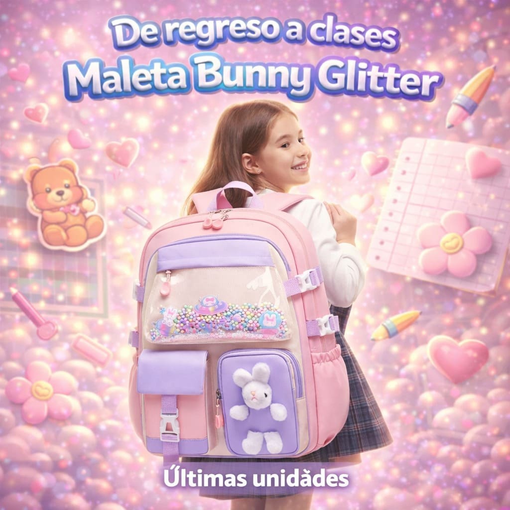 NUEVO BOLSO BUNNY GLITTER PRO